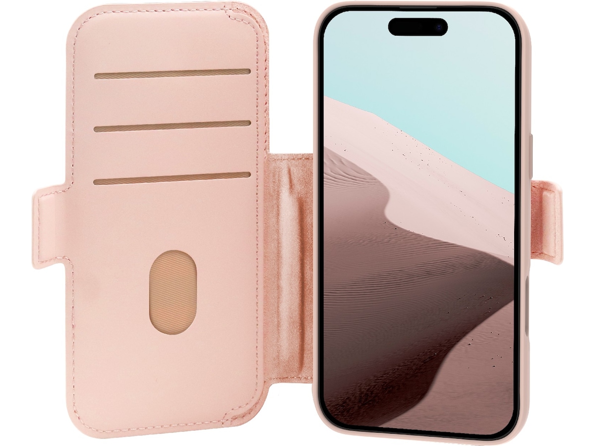 dbramante1928 iPhone 18 Pro Max / 17 Pro Max Lynge 2-i-1 Plånboksfodral (pink sand) Mobilskal