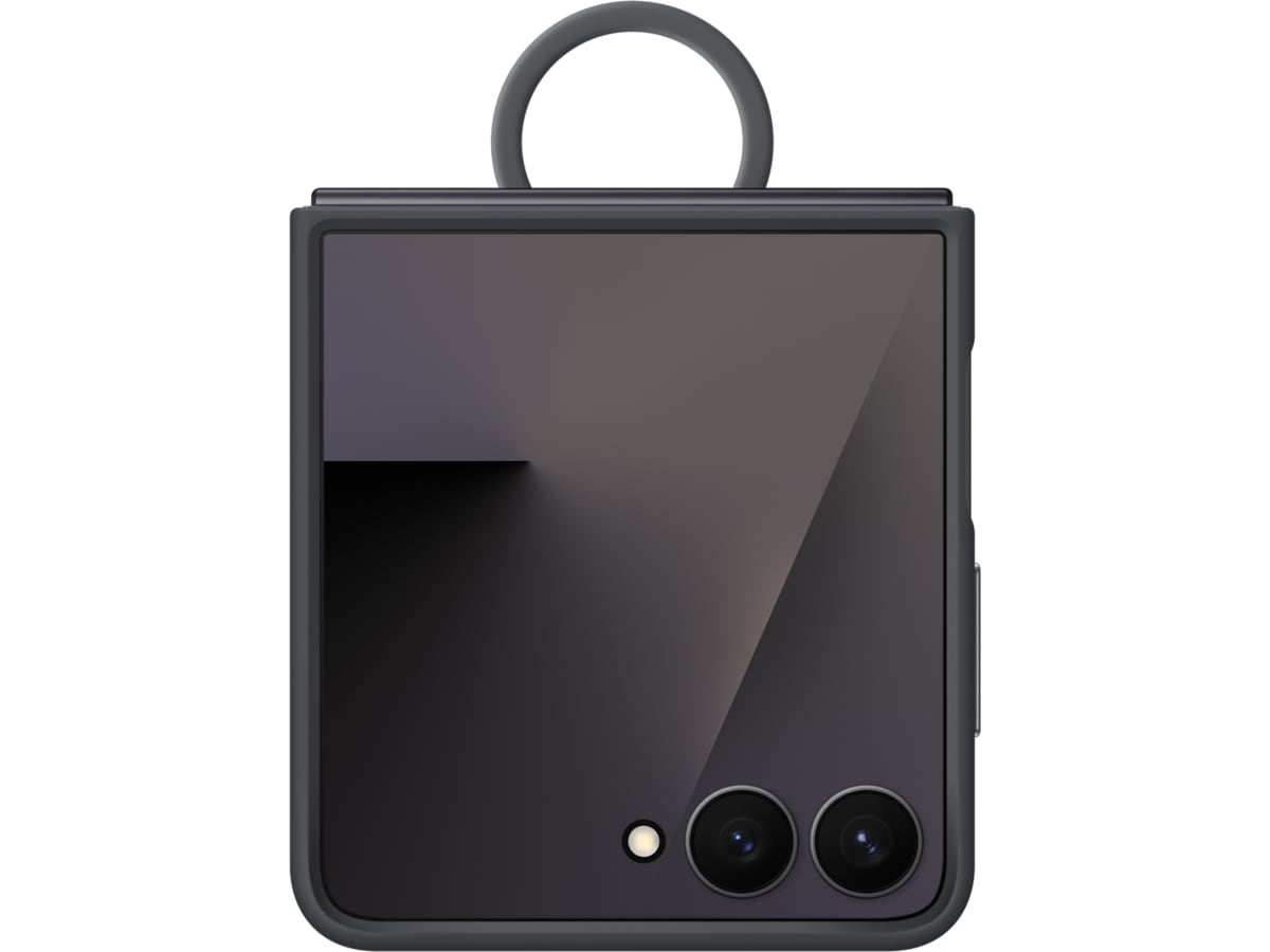 Samsung Galaxy Z Flip7 Ring Silikonskal (black) Mobilskal