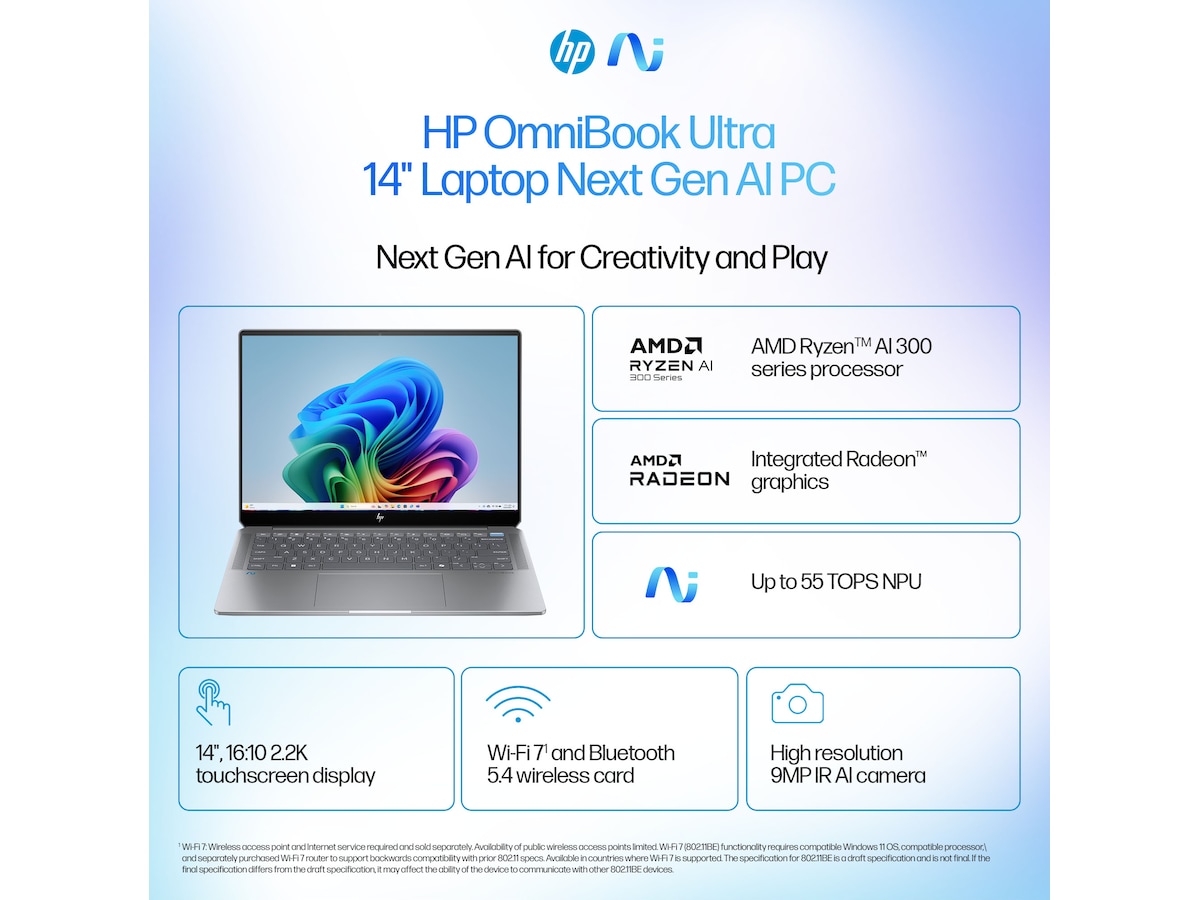HP OmniBook Ultra 14-fd0031no -B-Grade Demo bärbara datorer