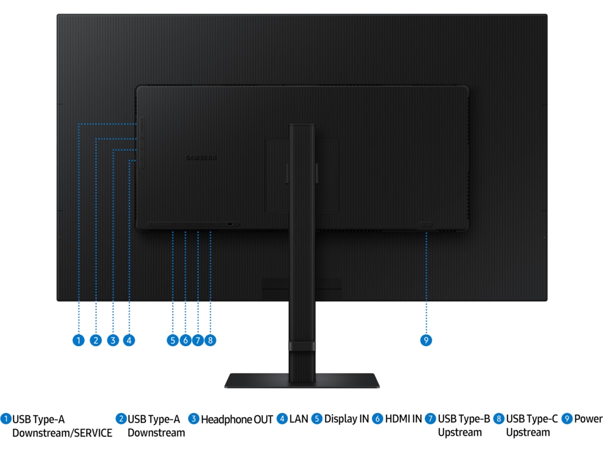 Samsung 37" ViewFinity S8 4K skärm S37D800UA Bildskärmar