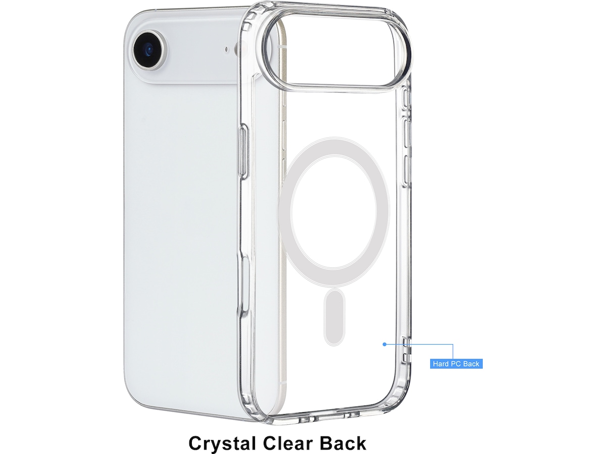 iiglo iPhone Air Magnetic Silikonskal (transparent) Mobilskal