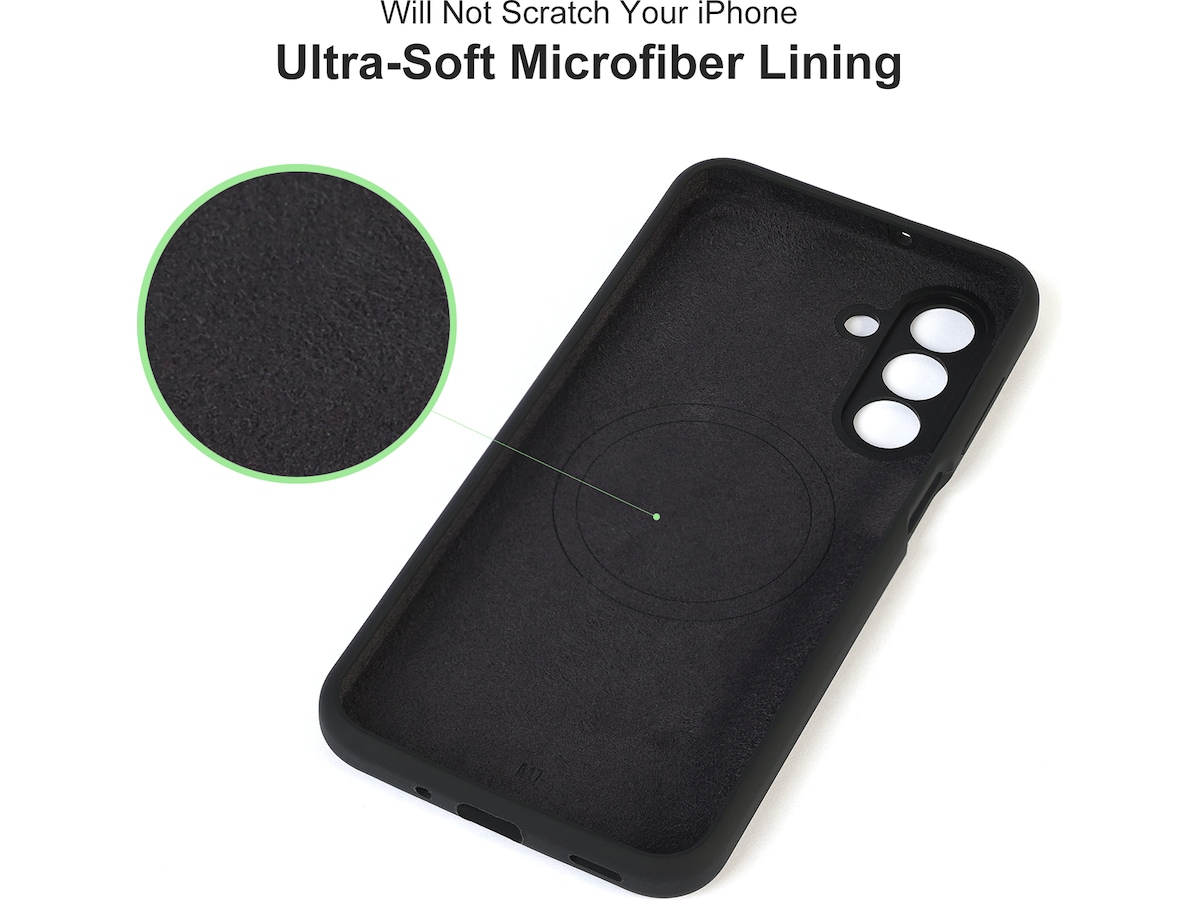 iiglo Galaxy A17 Magnetic Silikonskal (svart) Mobilskal