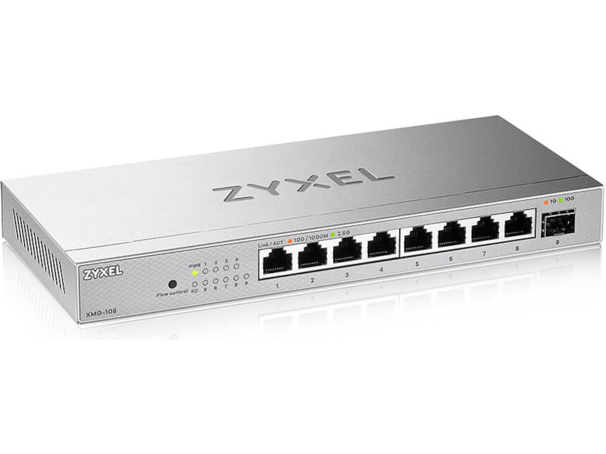 Zyxel switch XMG-108 Switchar