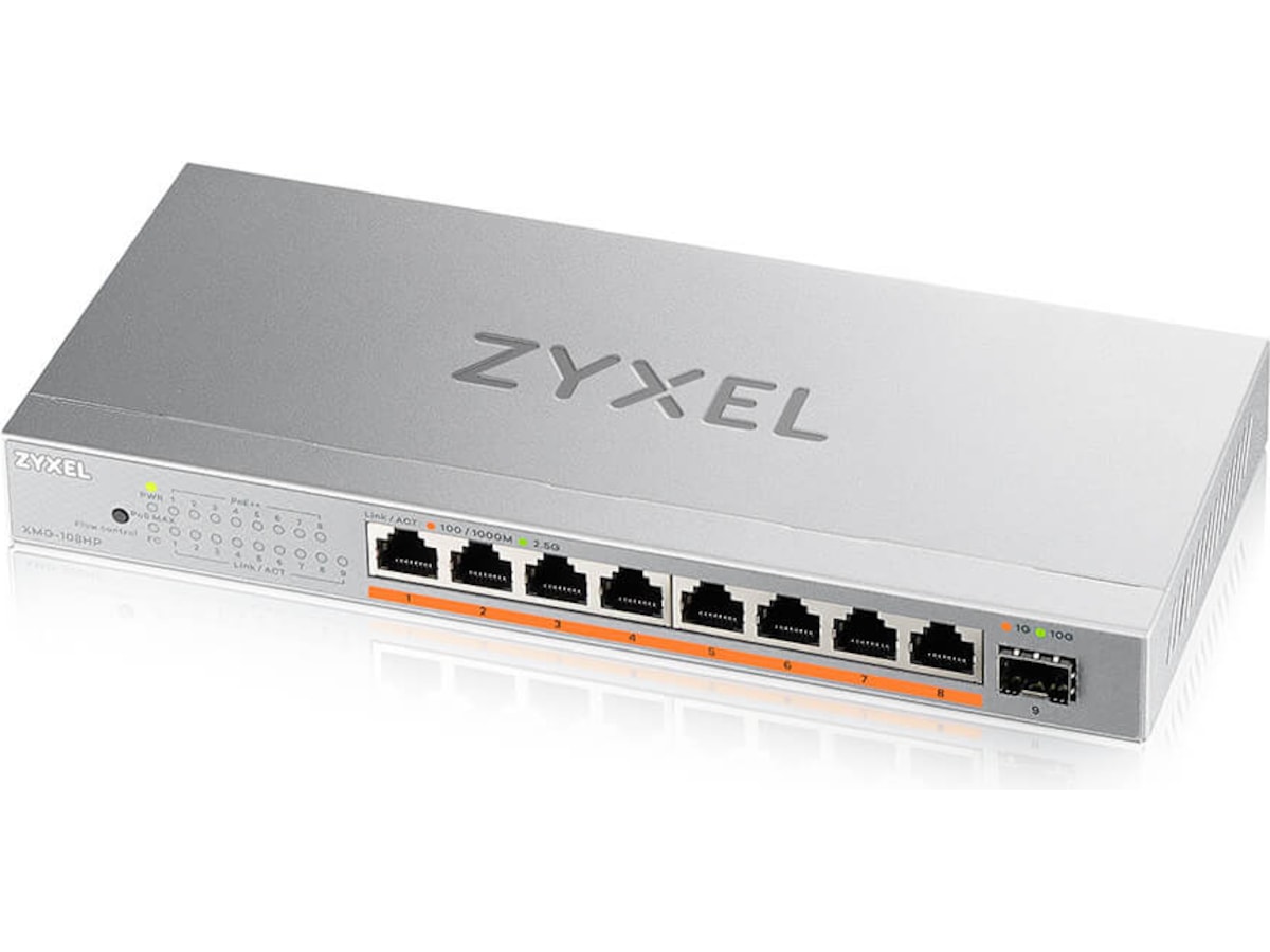 ZYXEL switch XMG-108HP Switchar