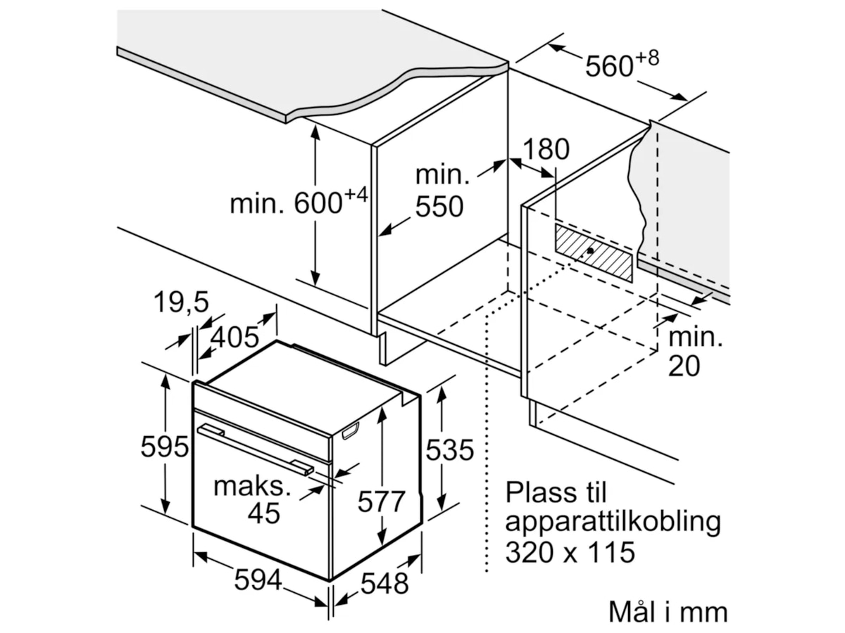 Siemens HB776G3B2S iQ700 Inbyggd ugn (svart) Ugn