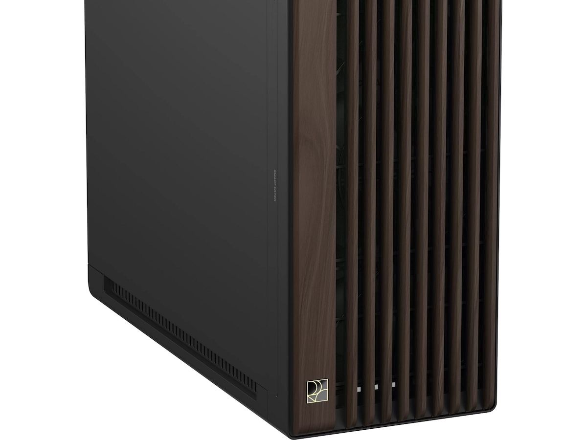 Asus PA602 PROART Walnut Wood Metal PWM Modern Mid Tower (svart) Mini/Micro/Nano tower