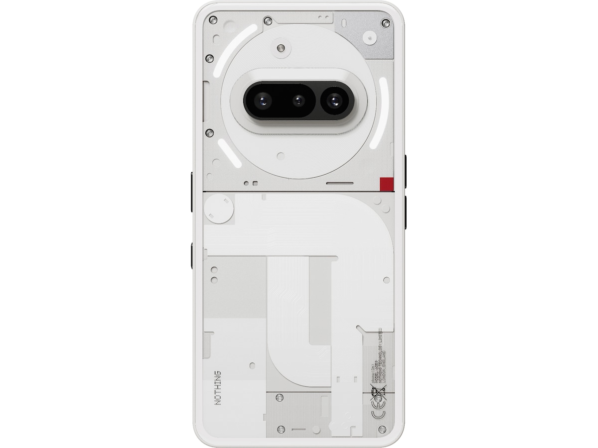 Nothing Phone (3a) 128GB (vit) -B-Grade Demo mobiltelefoner