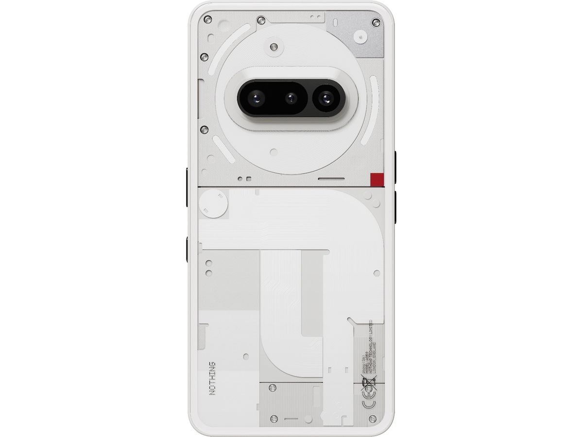 Nothing Phone (3a) 128GB (vit) -B-Grade Demo mobiltelefoner