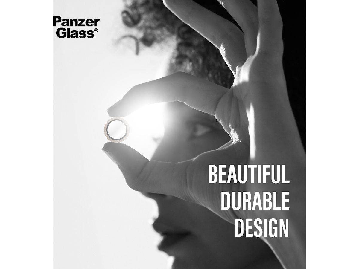 PanzerGlass iPhone 17 Pro / 17 Pro Max / 16 Pro / 16 Pro Max Hoops Linsskydd (glitter gold) Skärmskydd mobiltelefon
