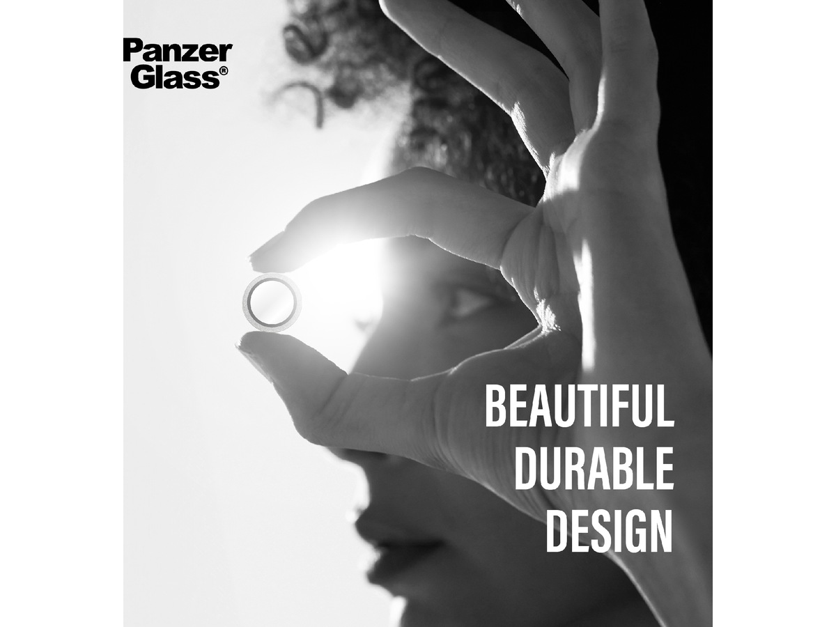 PanzerGlass iPhone 17 Pro / 17 Pro Max / 16 Pro / 16 Pro Max Hoops Linsskydd (glitter silver) Skärmskydd mobiltelefon