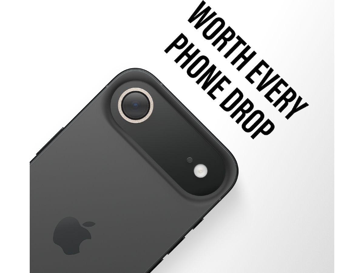 PanzerGlass iPhone Air Hoops Linsskydd (glitter gold) Skärmskydd mobiltelefon