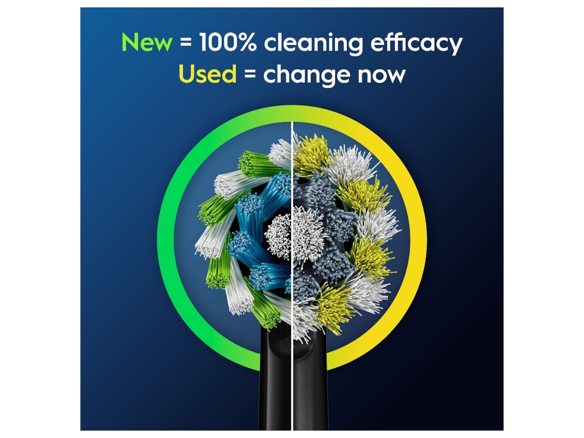 Oral-B Pro Cross Action Black borsthuvuden (5-pack) Tandborsthuvud