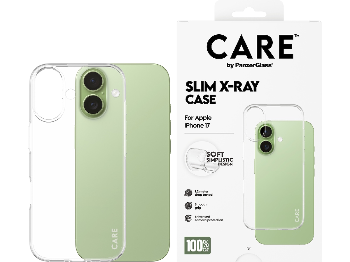 PanzerGlass CARE iPhone 17 Fashion Silikonskal (transparent) Mobilskal