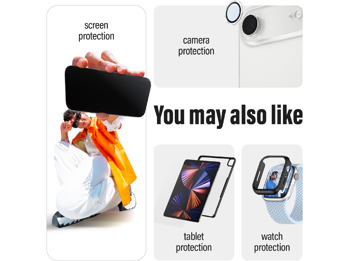 PanzerGlass CARE iPhone Air Samba Hardcase skal (svart) Mobilskal