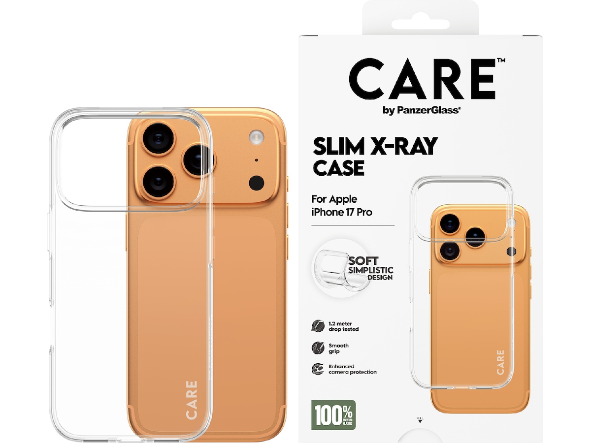 PanzerGlass CARE iPhone 17 Pro Fashion Silikonskal (transparent) Mobilskal