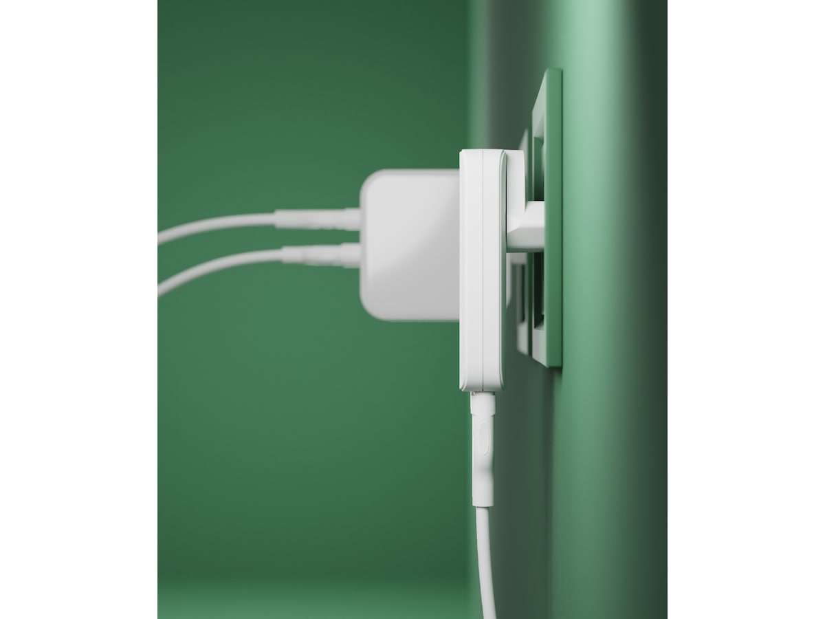 dbramante1928 re-charge Pro EU/US Slim Väggladdare (vit) Mobilladdare