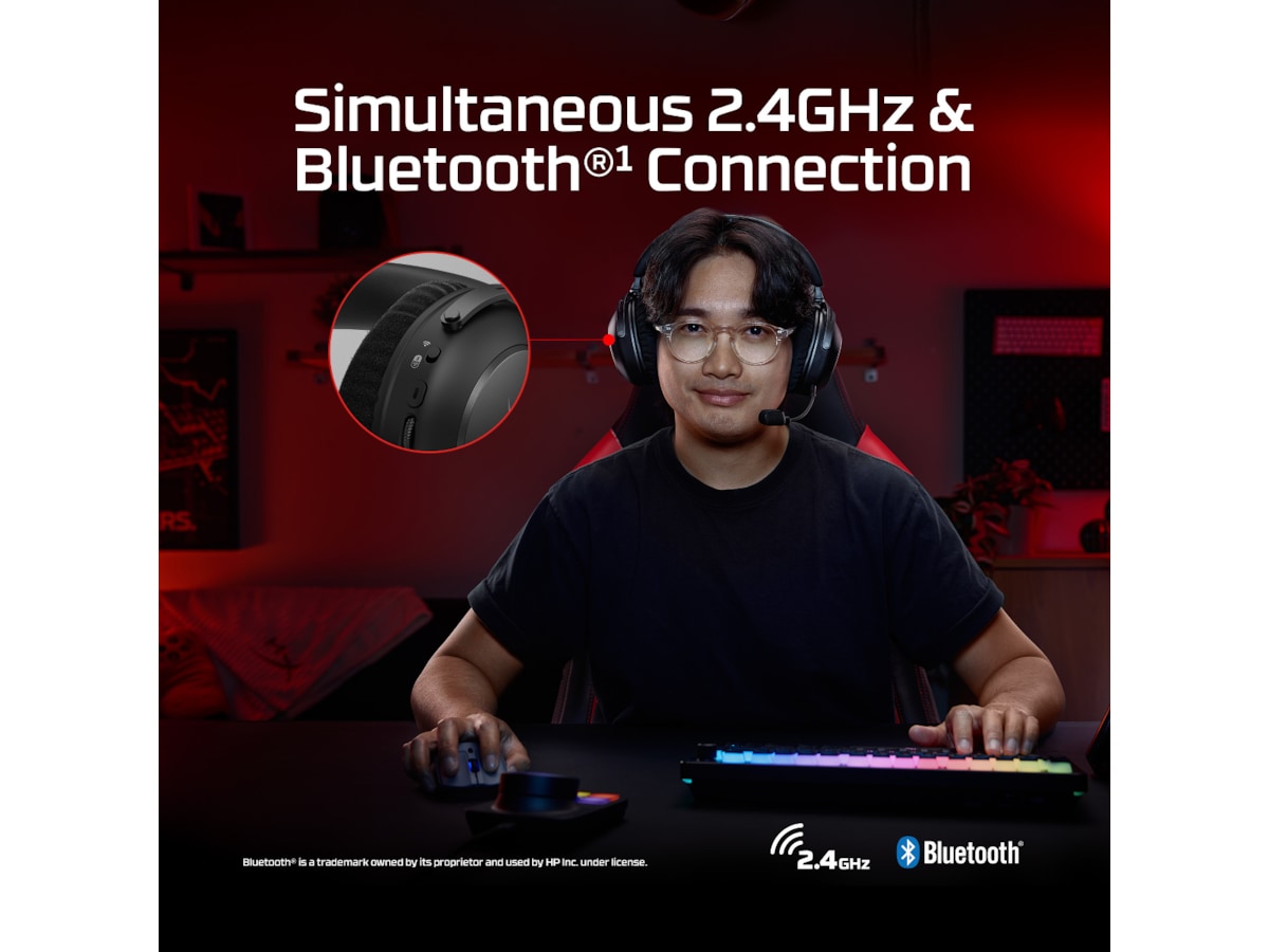 HyperX Cloud Alpha 2 Trådlöst Gaming Headset (svart) Gamingheadset