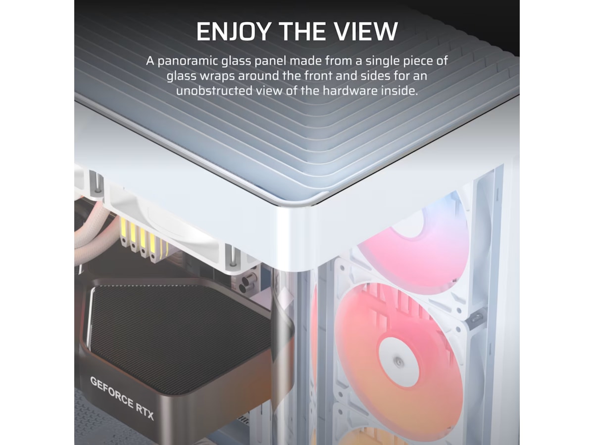 Corsair FRAME 4500X RS-R ARGB Mid Tower (vit) Midi tower