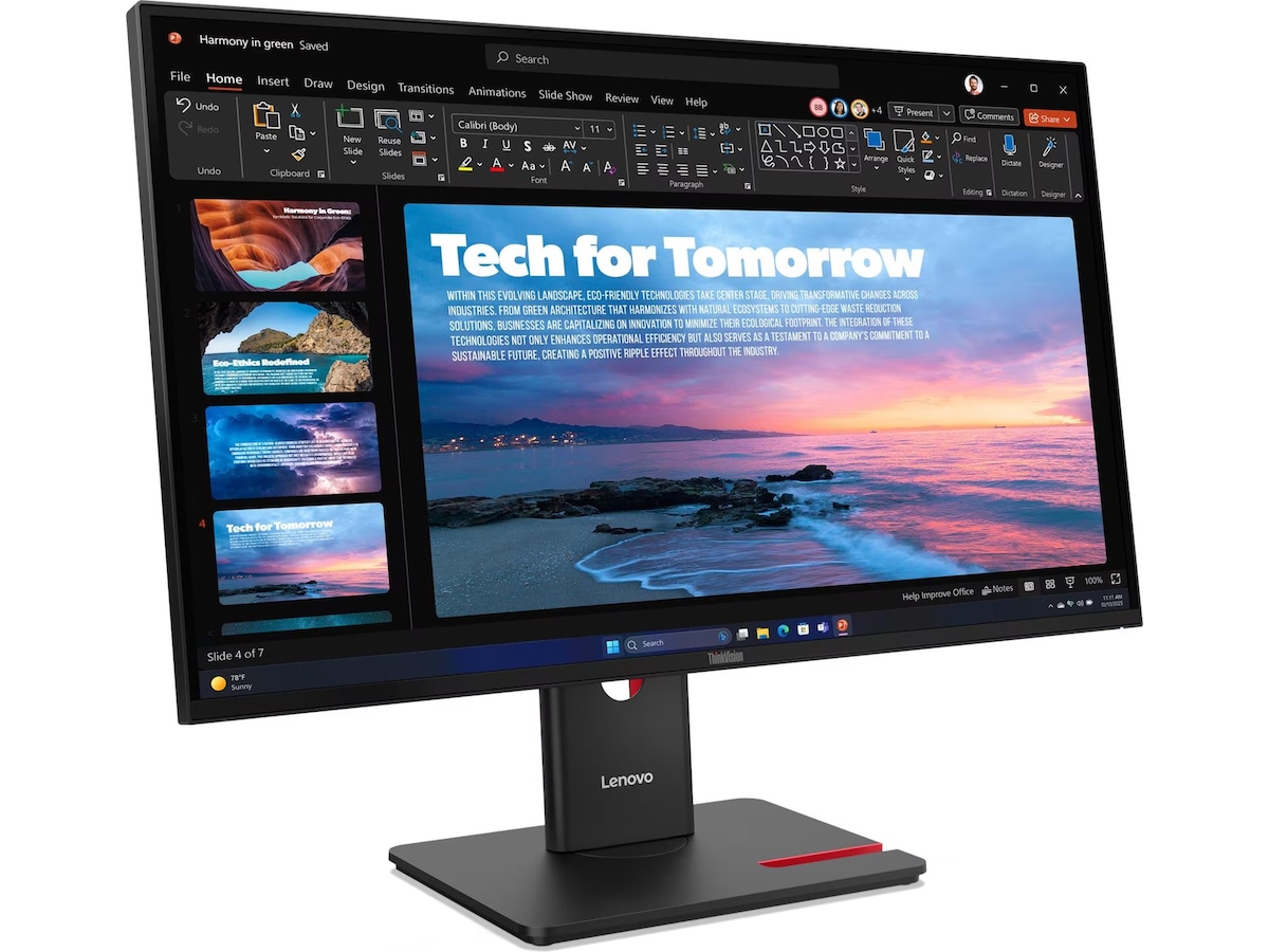 Lenovo 27" skärm ThinkVision T27QD-40 Bildskärmar