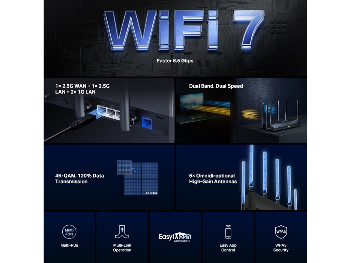Mercusys MR37BE Router Router