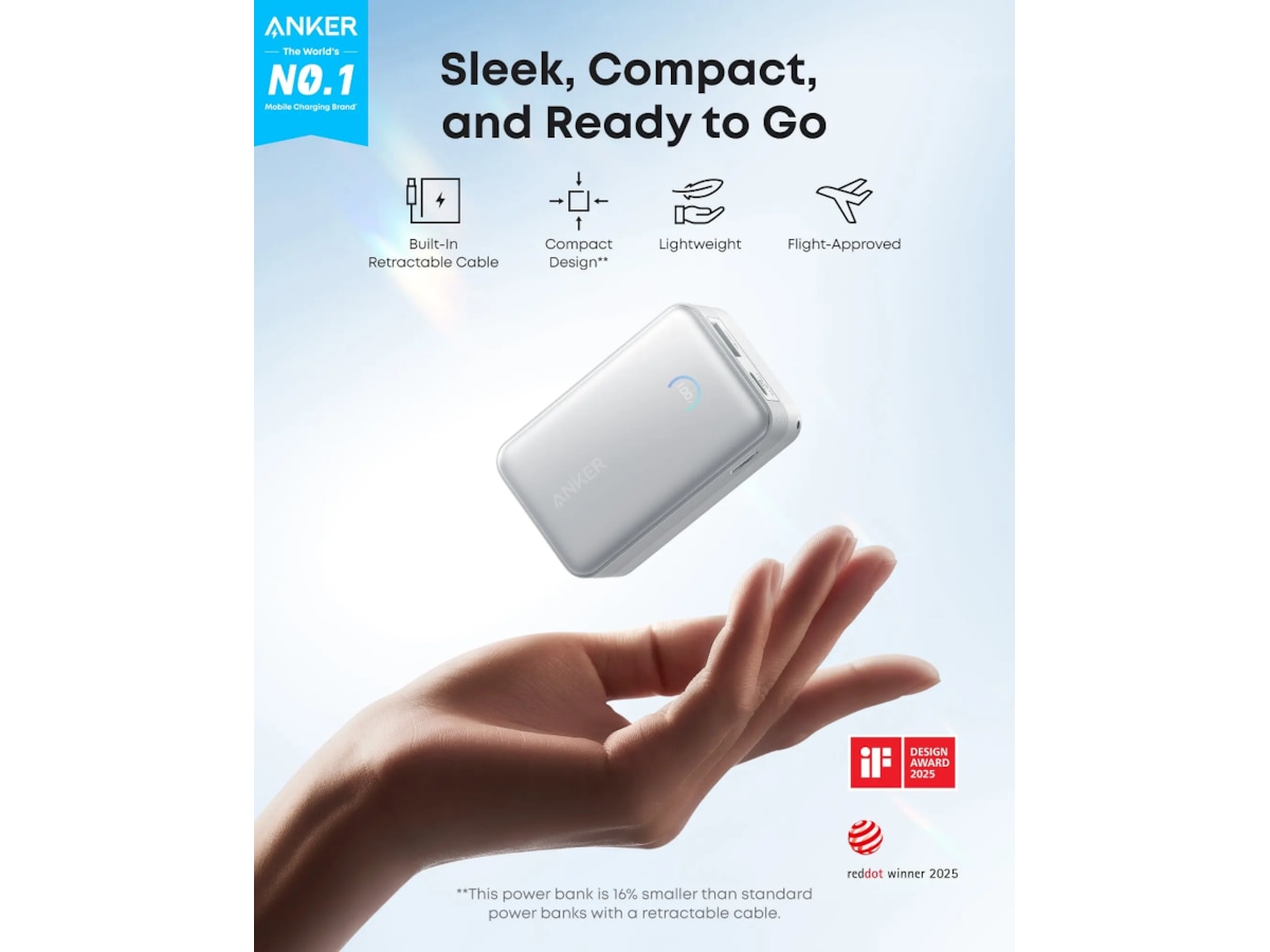 Anker Nano Powerbank 10.000mAh (vit) Powerbank