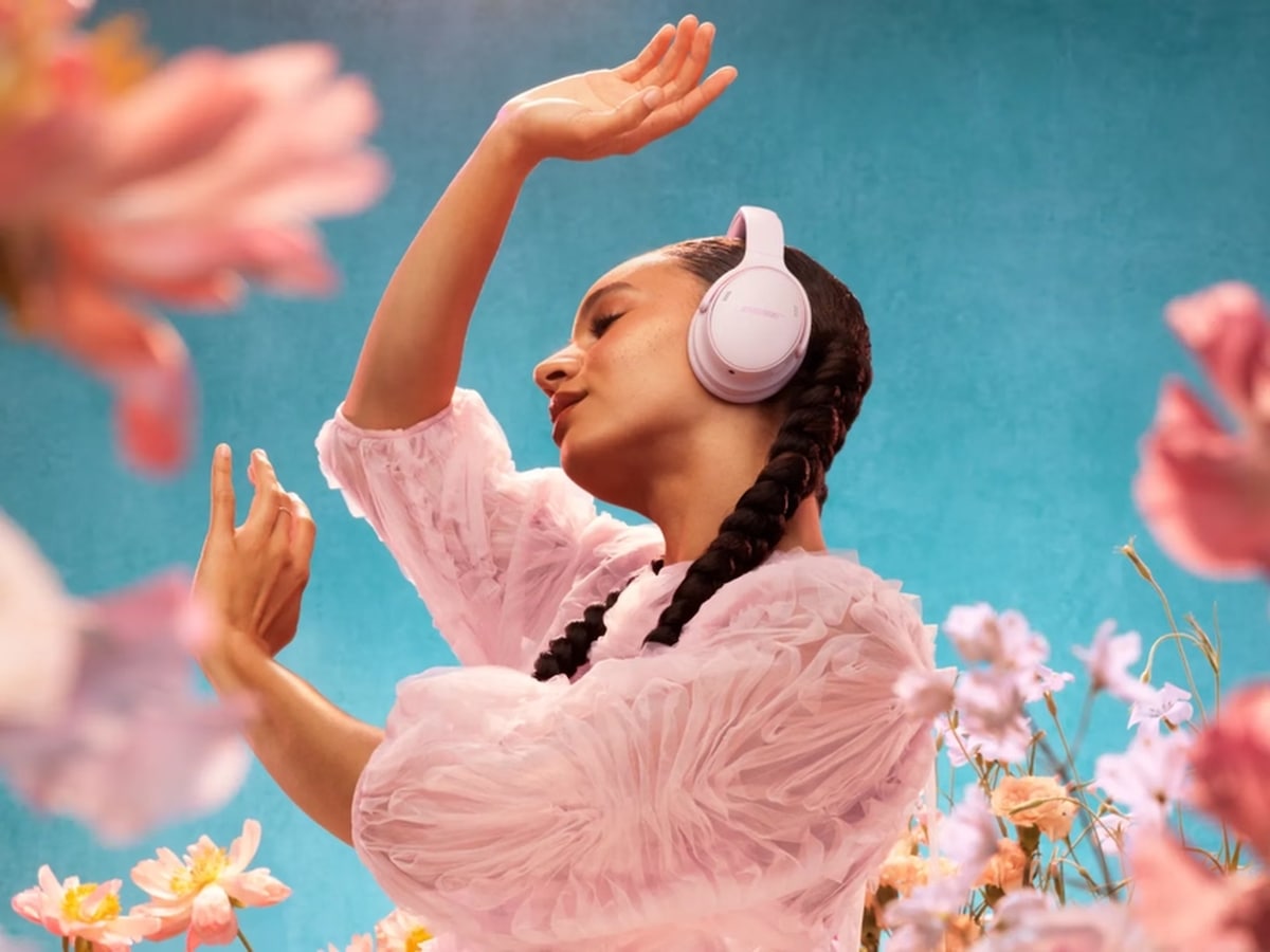 Bose QuietComfort trådlösa hörlurar (petal pink) -B-Grade Demo headset