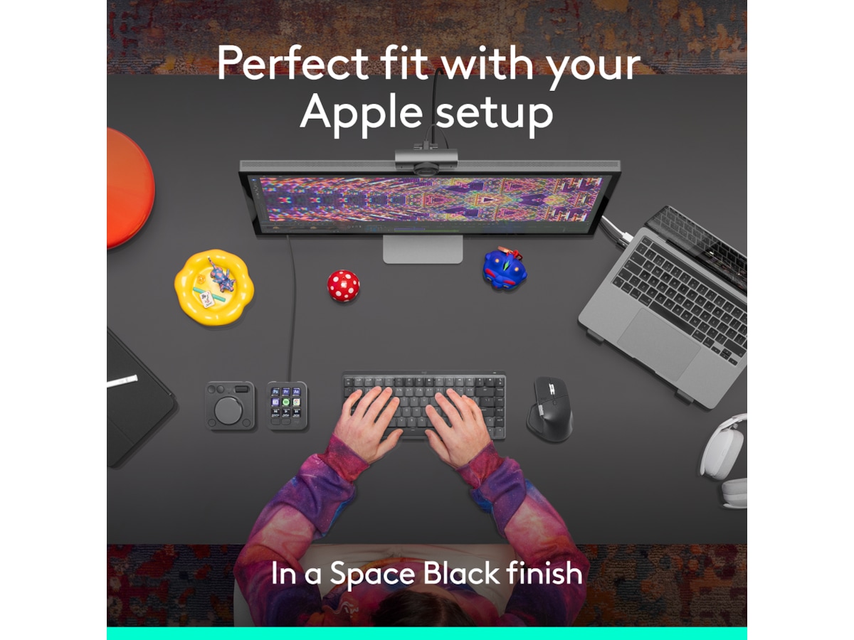 Logitech MX Master 4 for Mac Trådlös Ergonomisk Mus (Space Black) Mus