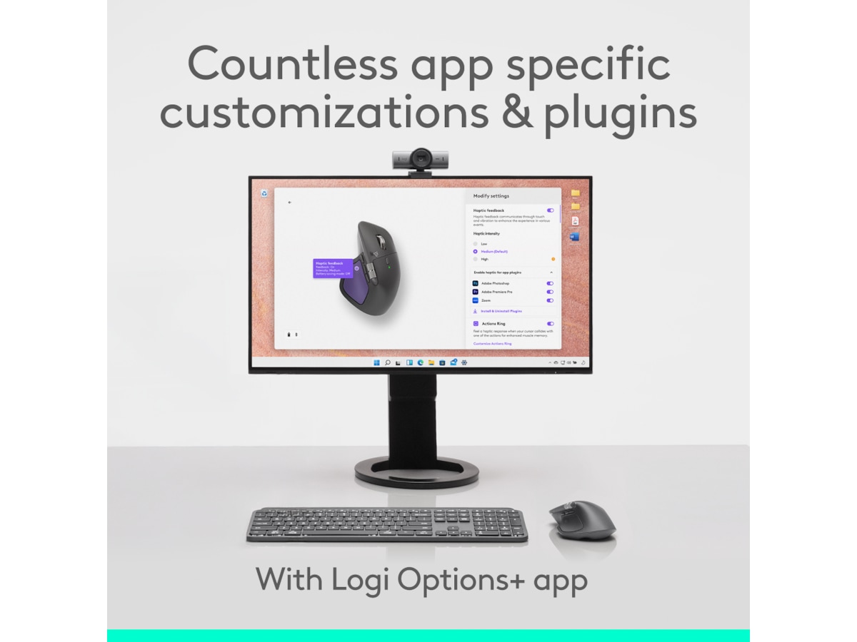 Logitech MX Master 4 for Mac Trådlös Ergonomisk Mus (Space Black) Mus