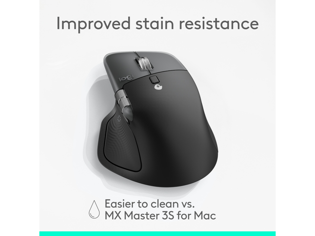 Logitech MX Master 4 for Mac Trådlös Ergonomisk Mus (Space Black) Mus