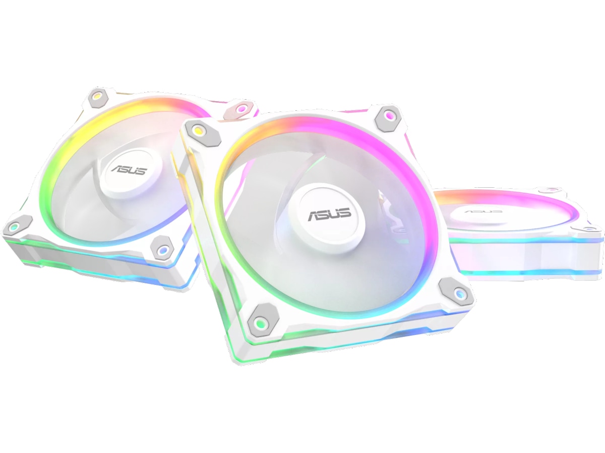 Asus Prime MR120 ARGB Fläkt Reverse 3pk (vit)