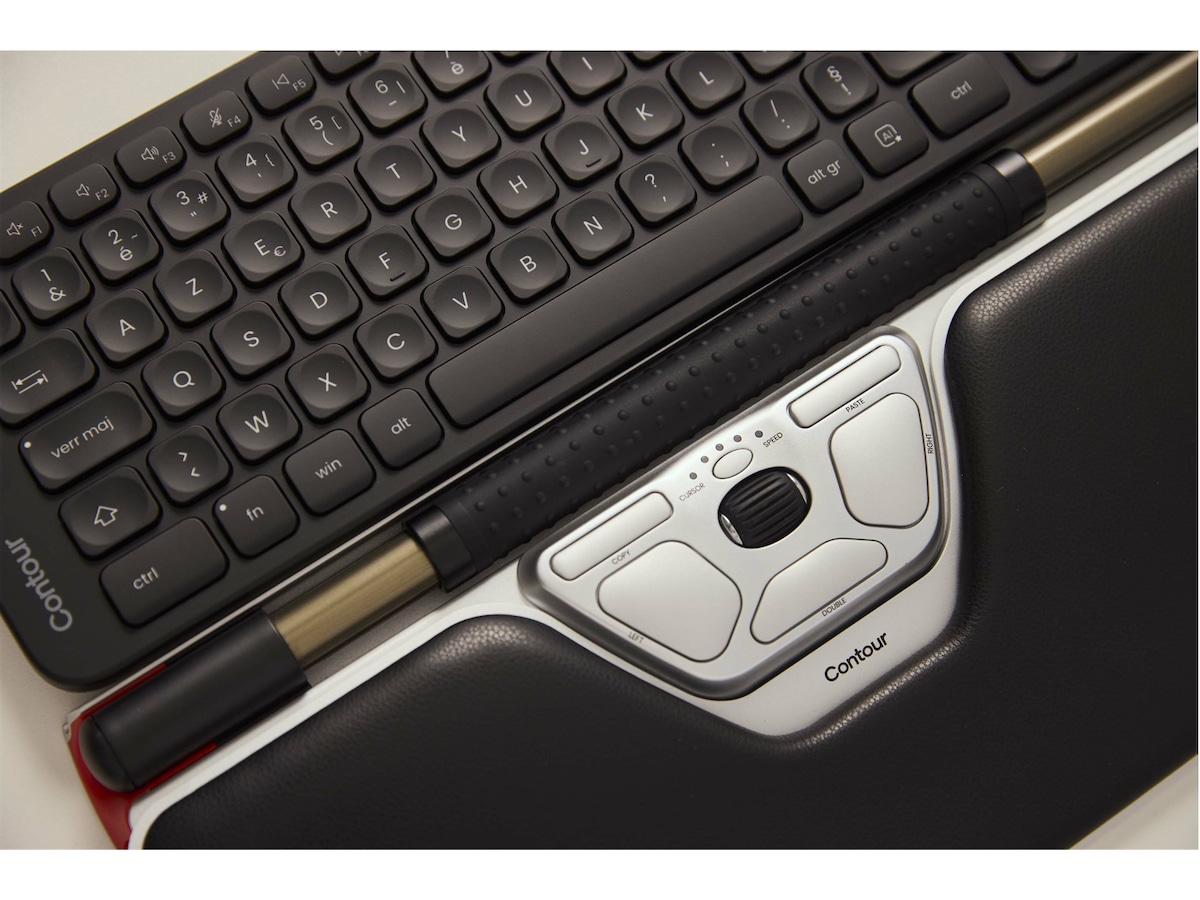 Contour Balance Mid-Size Rollermouse Red Combo Trådlös Ergonomi