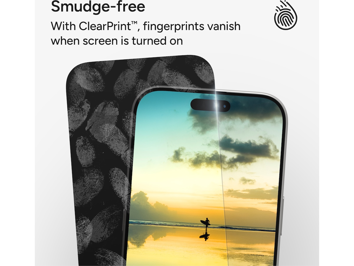 InvisibleShield Glass Elite  iPhone 17 Pro Privacy Skärmskydd Skärmskydd mobiltelefon