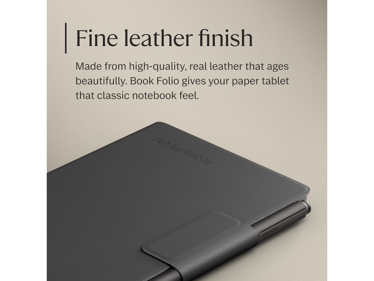 reMarkable Paper Pro Move Book Folio (svart) Tillbehör till digitala anteckningsblock