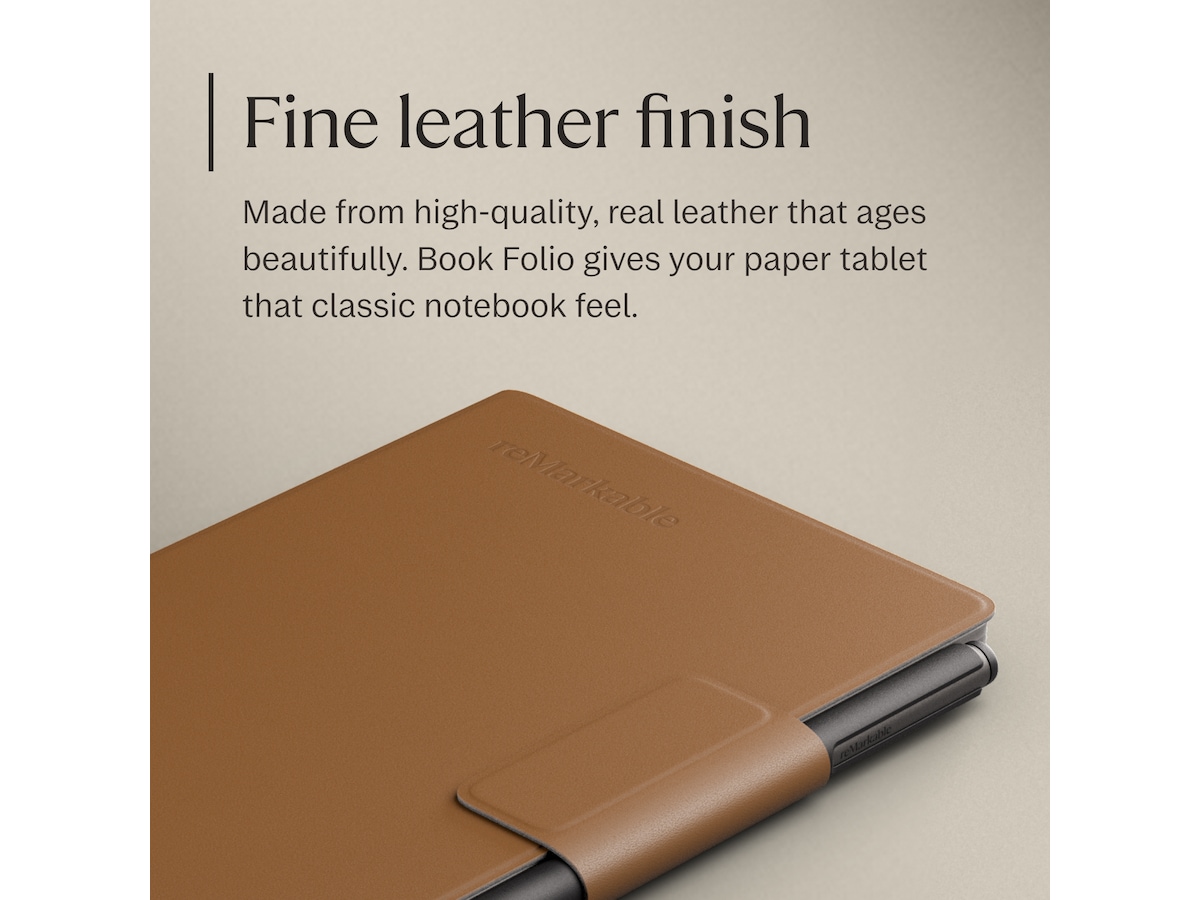 reMarkable Paper Pro Move Book Folio (brun) Tillbehör till digitala anteckningsblock