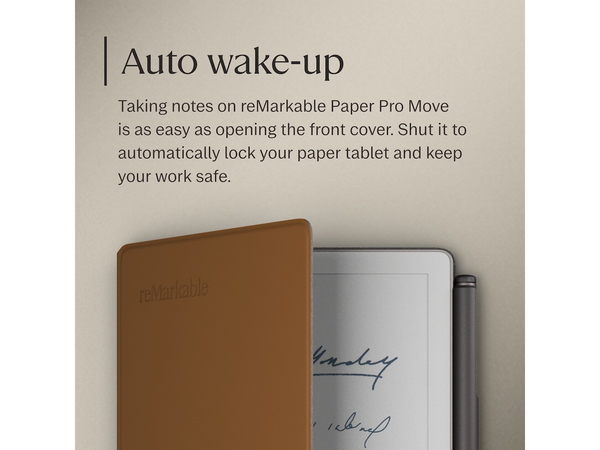 reMarkable Paper Pro Move Book Folio (brun) Tillbehör till digitala anteckningsblock
