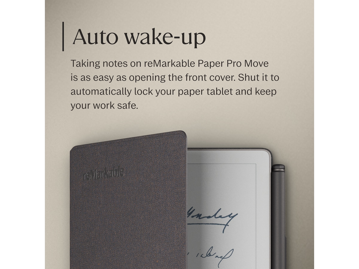 reMarkable Paper Pro Move Book Folio (basalt) Tillbehör till digitala anteckningsblock
