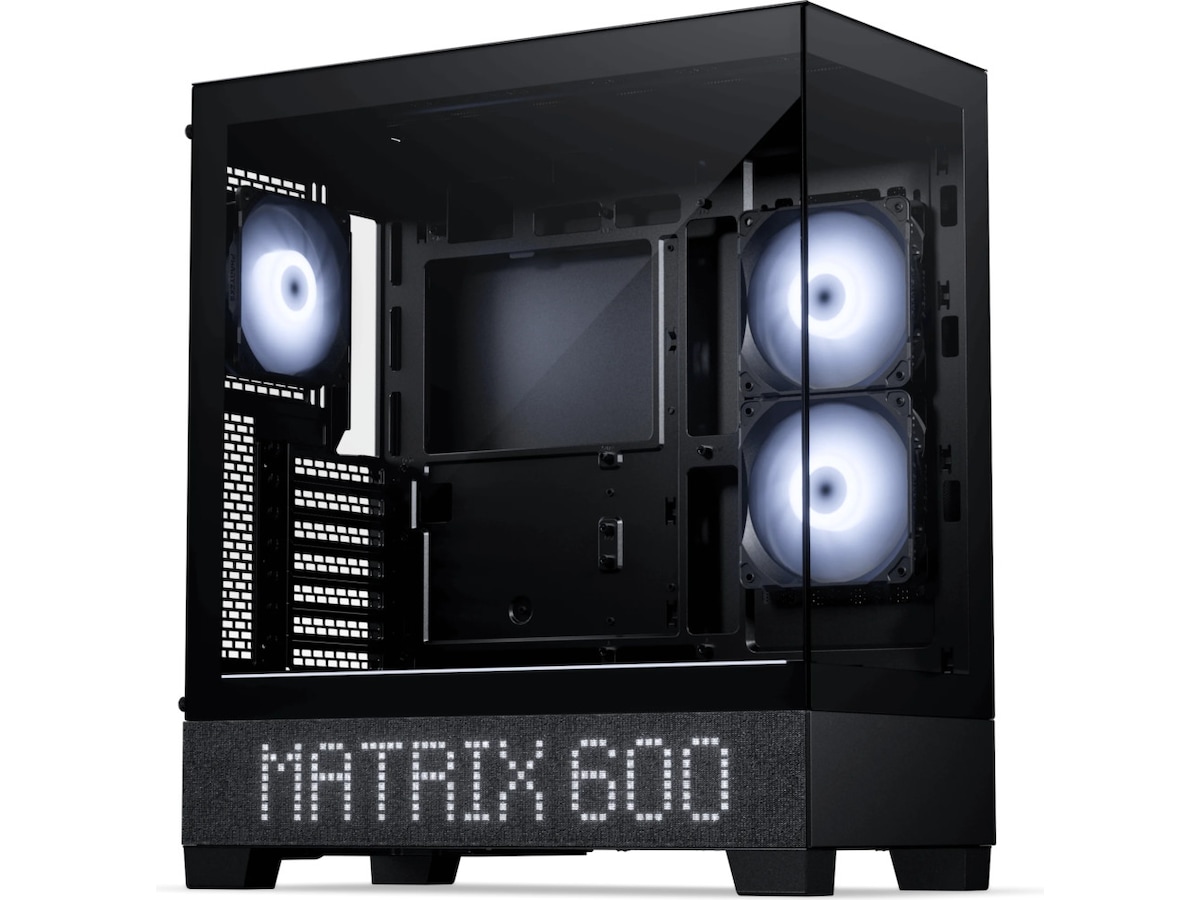 Phanteks XT View Matrix Mid Tower (svart) Midi tower
