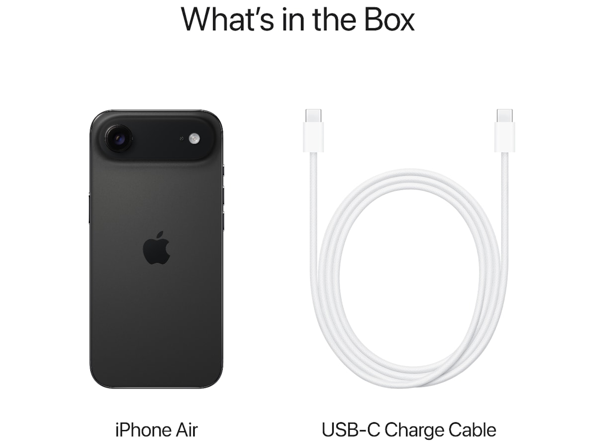 iPhone Air 256GB (rymdsvart) Mobiltelefoner