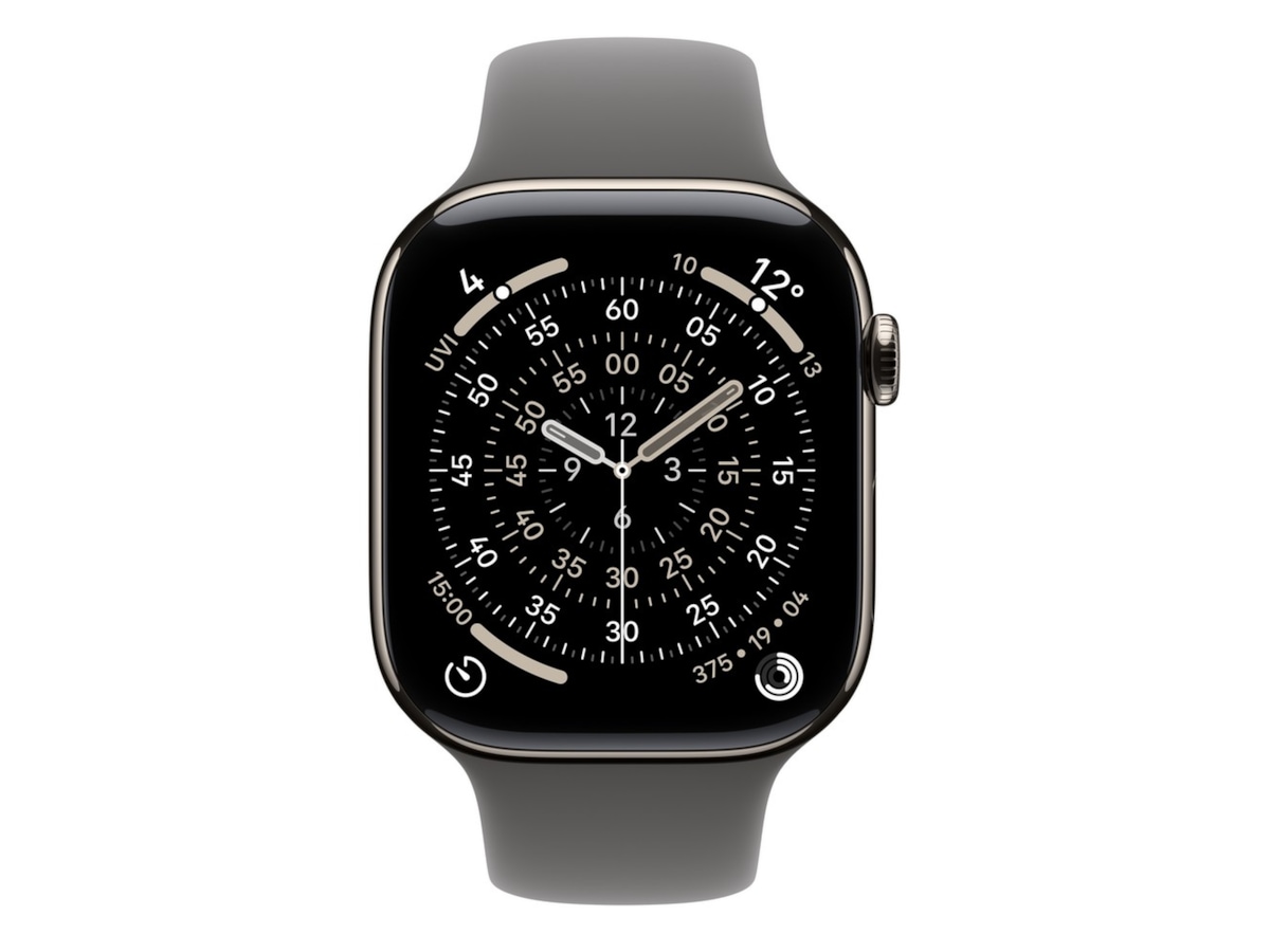 Apple Watch Series 11 GPS + LTE 42mm Titan (naturlig) Smartwatches