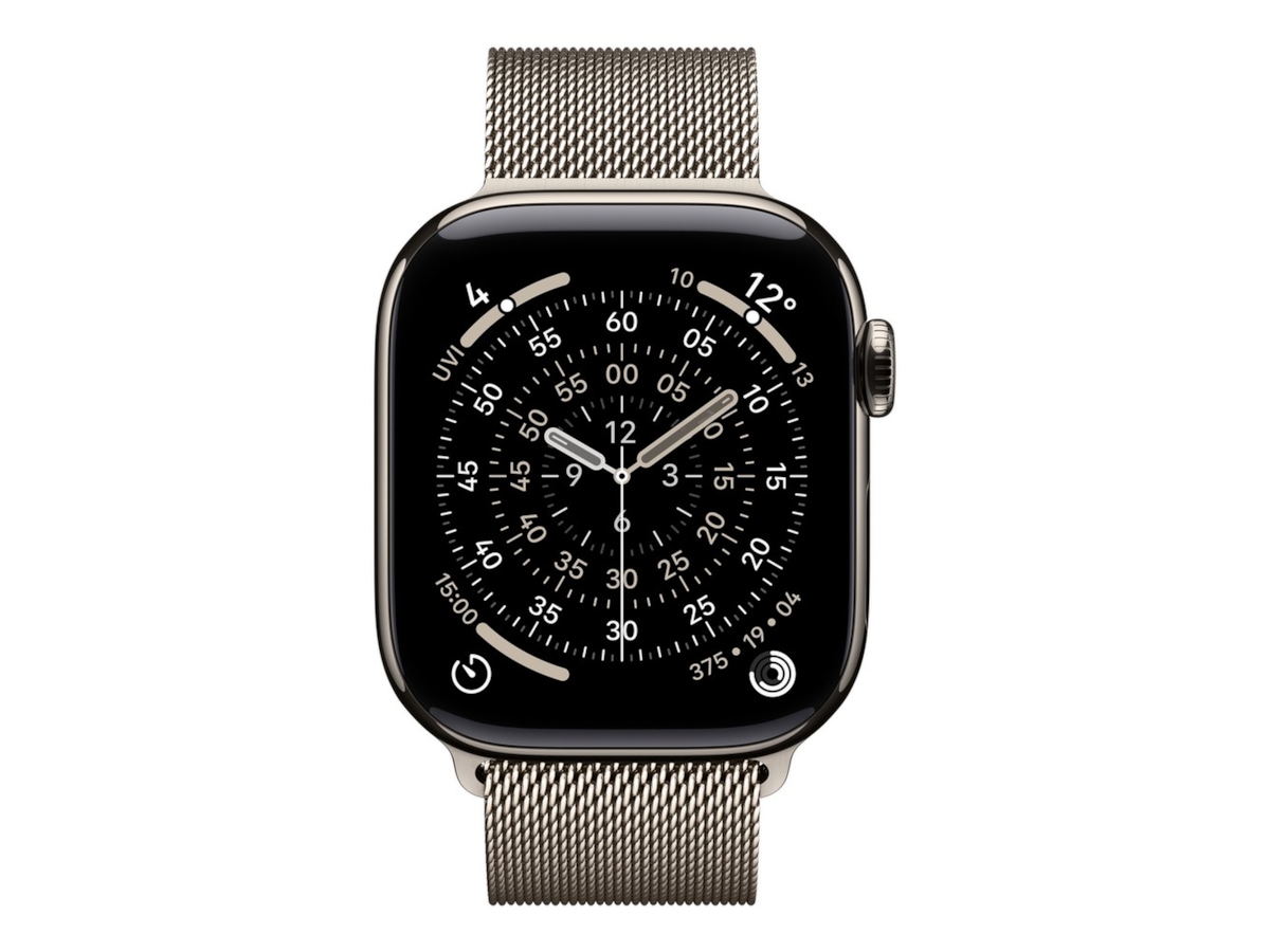 Apple Watch Series 11 GPS + LTE 42mm Titan (naturlig) Smartwatches
