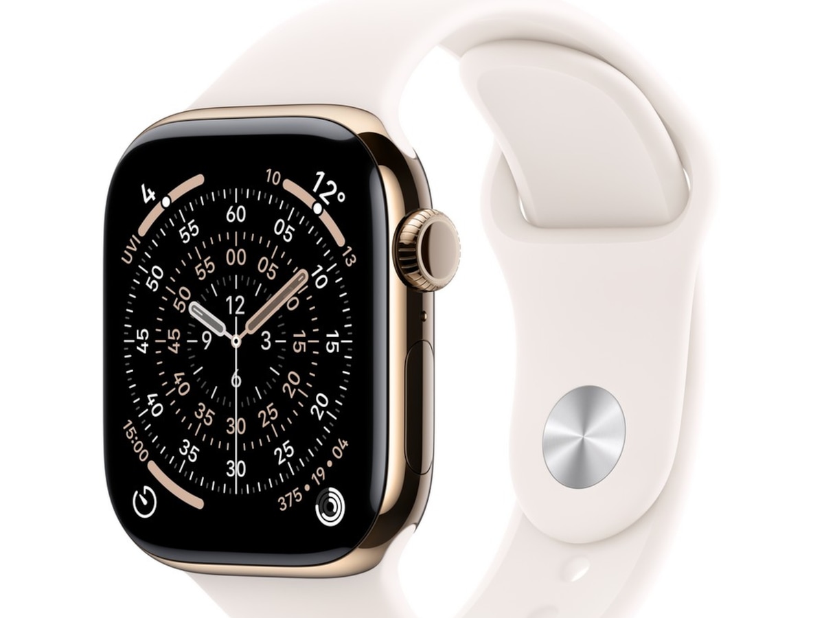 Apple Watch Series 11 GPS + LTE 42mm Titan (guld) Smartwatches
