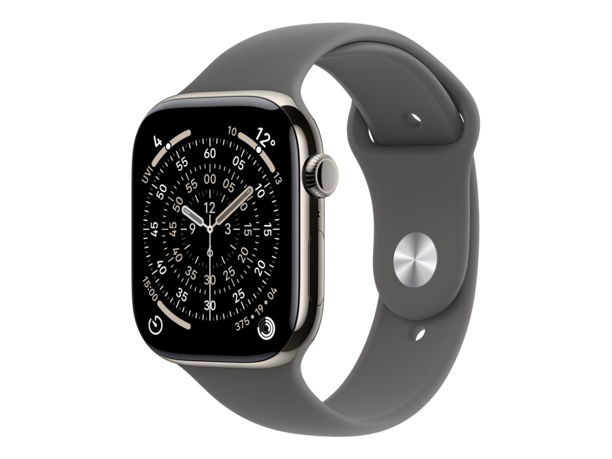 Apple Watch Series 11 GPS + LTE 46mm Titan (naturlig) Smartwatches