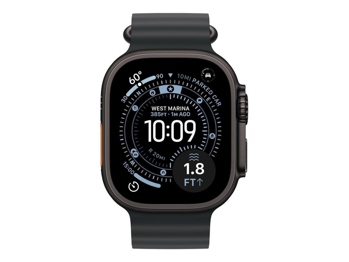 Apple Watch Ultra 3 49mm GPS + LTE Titan (svart) Smartwatches