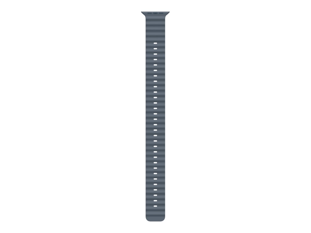 Apple Watch 49mm Black Titanium Ocean Band Extension (anchor blue) Armband