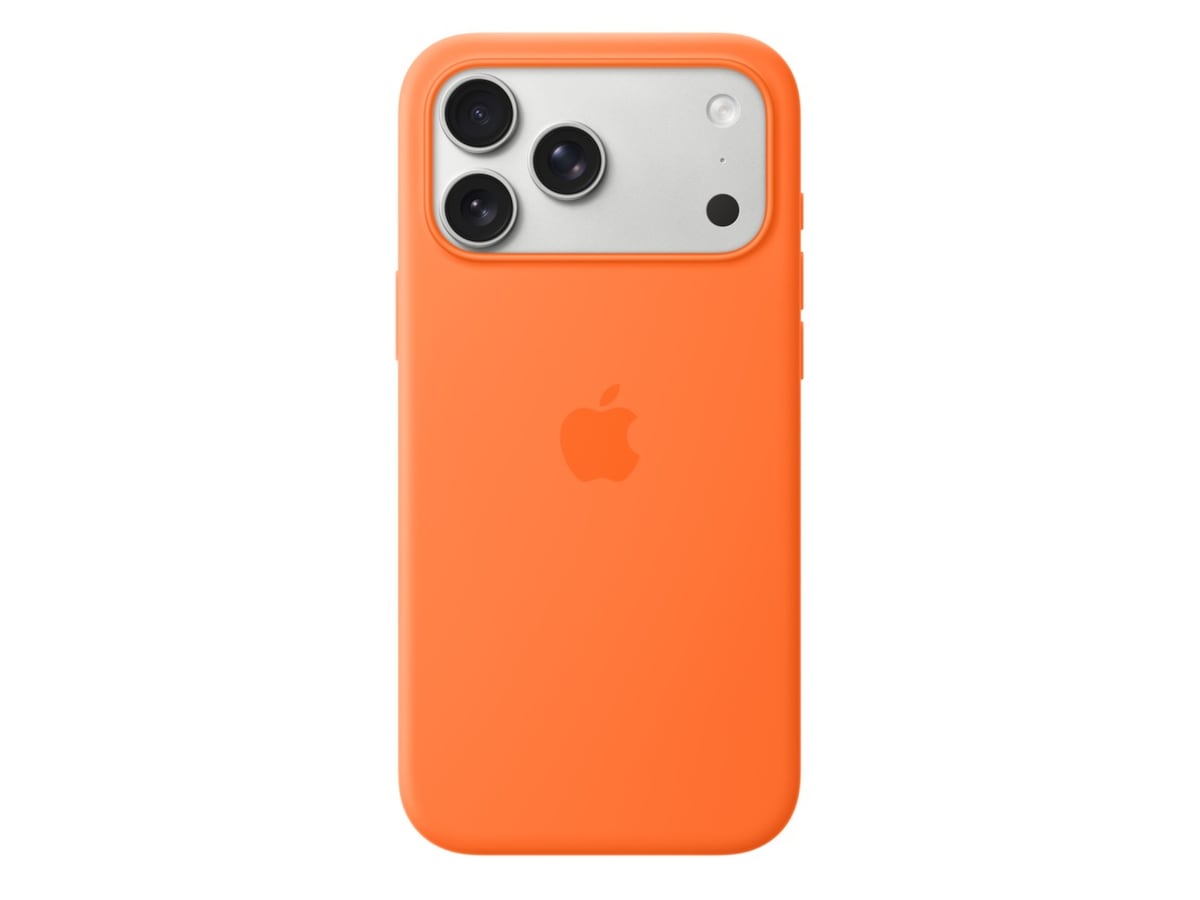 Apple iPhone 17 Pro Max Silikonskal (orange) Mobilskal