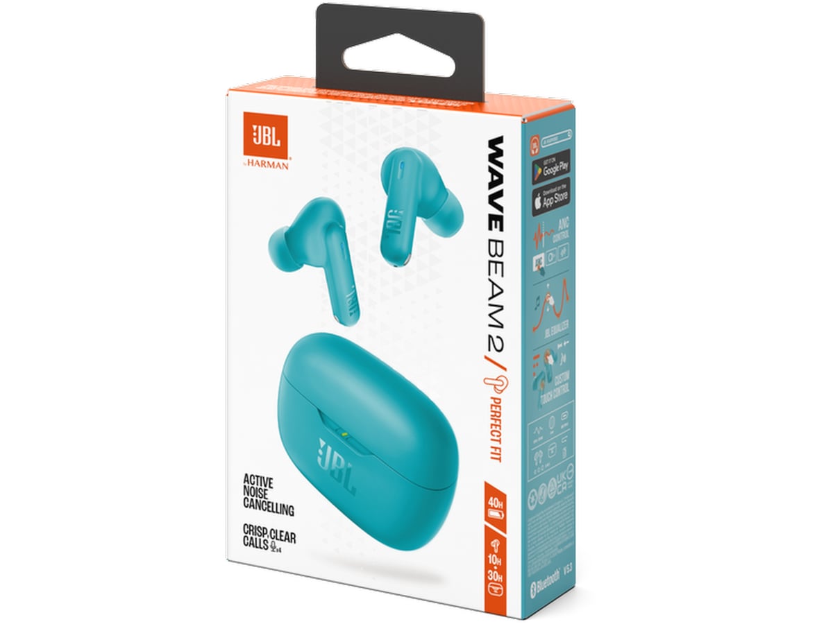 JBL Wave Beam 2 trådlösa hörlurar (blå) In-ear hörlurar