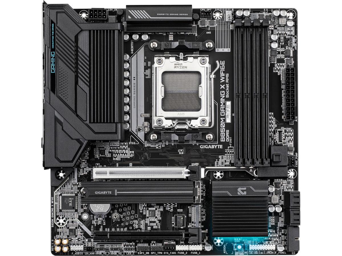 Gigabyte B850M GAMING X WF6E Moderkort AMD Socket