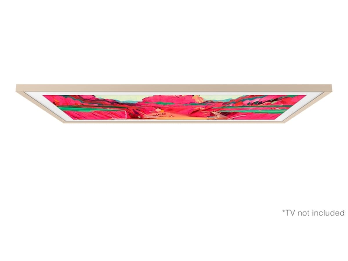 Samsung 75" ram till The Frame och The Frame Pro (2021-2025, Sand Gold) TV-ram & tillbehör
