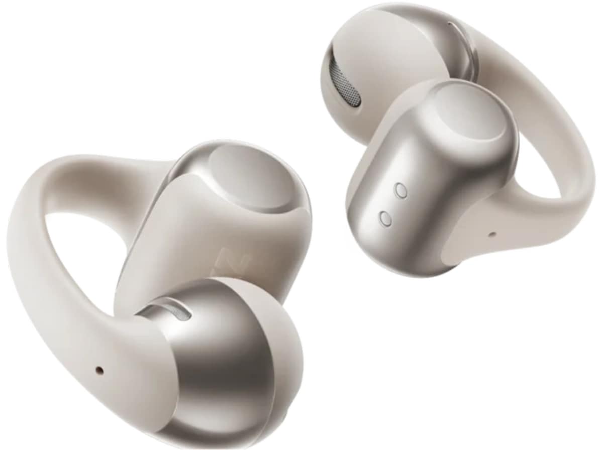 SHOKZ OpenDots Trådlösa öppna hörlurar, half In-Ear (grå) In-ear hörlurar