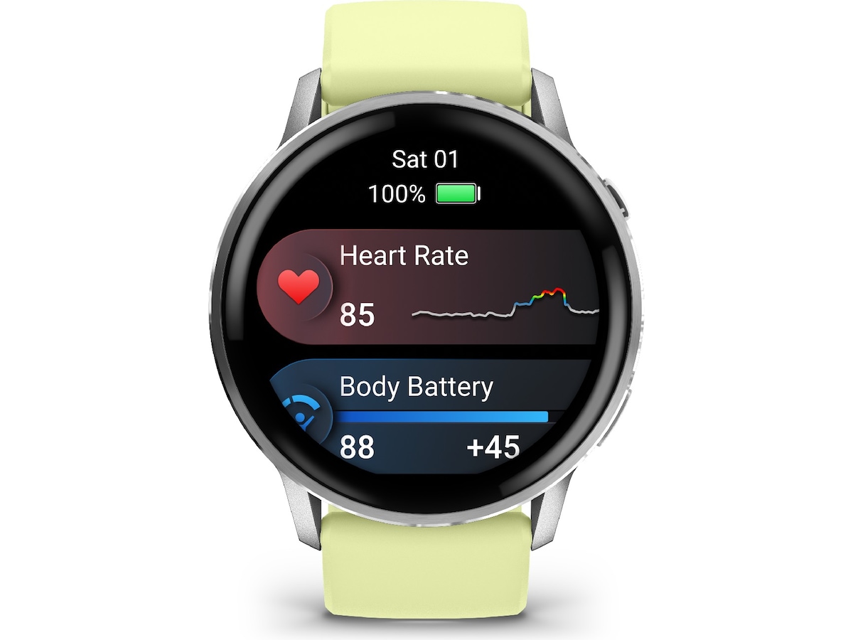 Garmin Venu 4 45mm GPS (silver/citron) Smartwatches